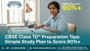 Discover a strategic, data-backed CBSE Class 10 study plan from SSR Academy. Learn subject strategies, monthly schedule, revision tips & FAQs to score 90%