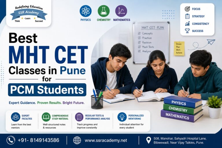 Best MHT CET Classes in Pune for PCM Students
